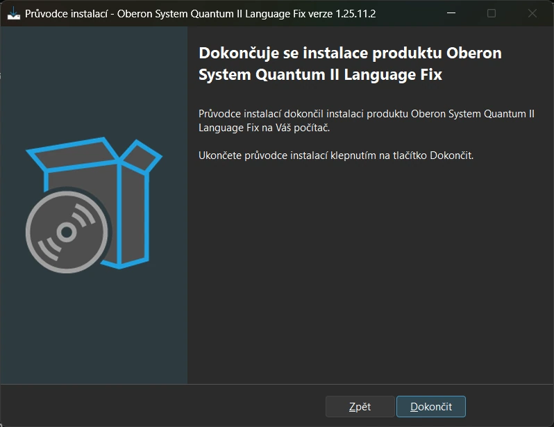 Ukázka postupu v Oberon System Quantum