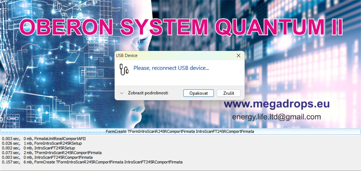 Ukázka postupu v Oberon System Quantum