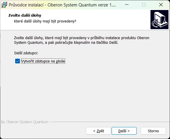 Ukázka postupu v Oberon System Quantum